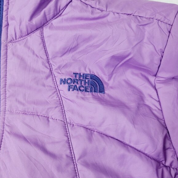 The North Face Girl Purple Lightweight Quilt Winter Puffer Jacket Size XL - Picture 5 of 8